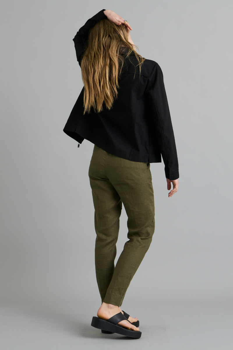 Khaki Osakie GenderU Linen Pants