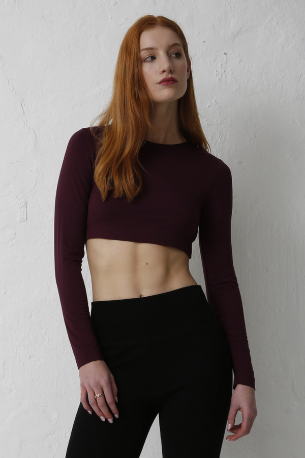 Barossa Aleggra Modal Cropped Top