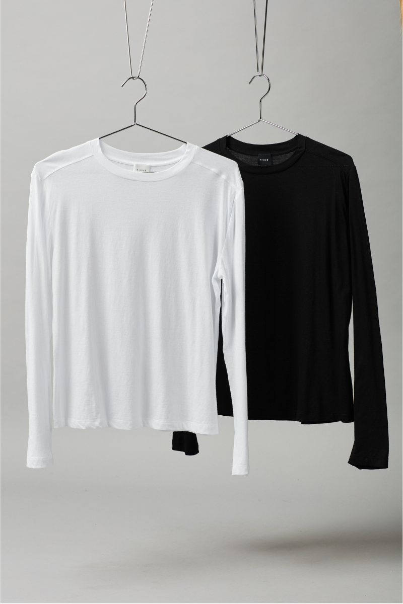 Off White Kazoko Cotton Long Sleeve Tee