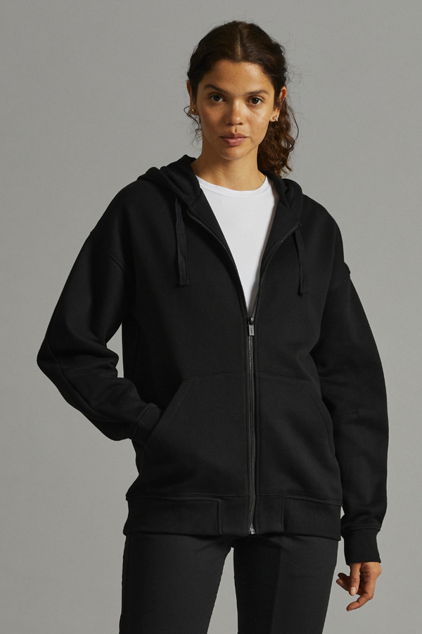 Black Bronx Unisex Cotton Hoodie