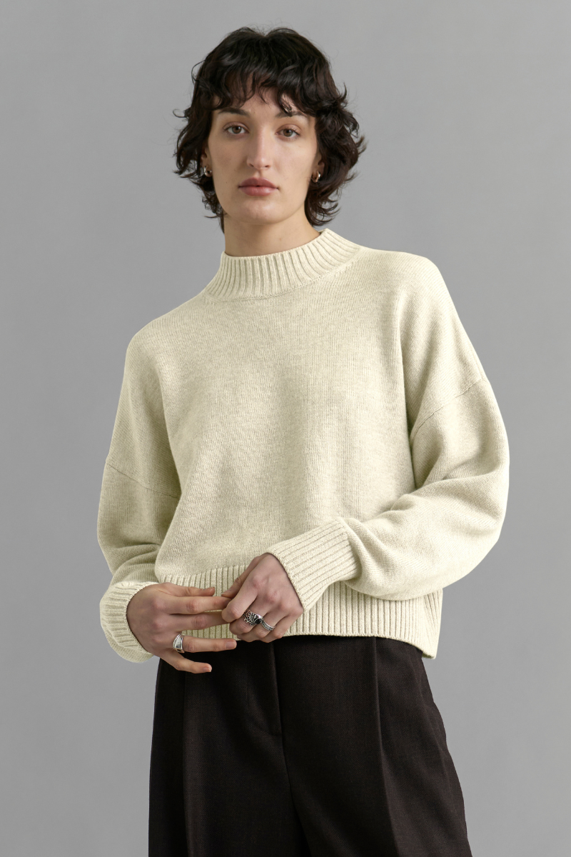 Off White Aero Merino Wool Knit