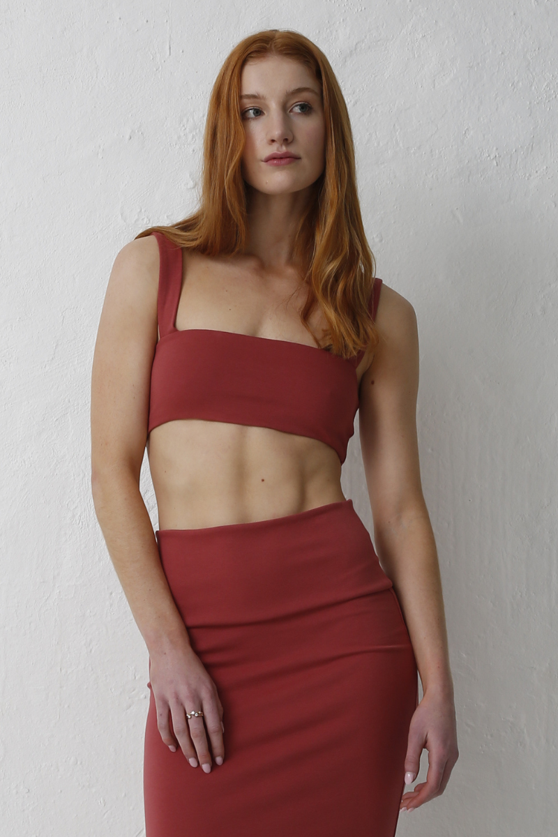 Dusk Rose Lyssia Cotton Bralet