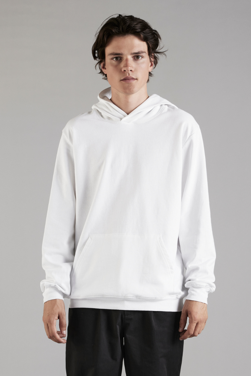 White Circular Cotton GenderU Hoodie