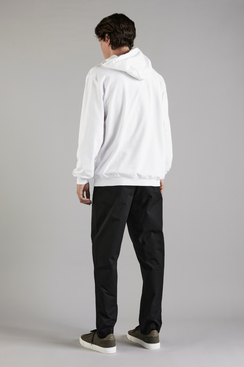 White Circular Cotton GenderU Hoodie