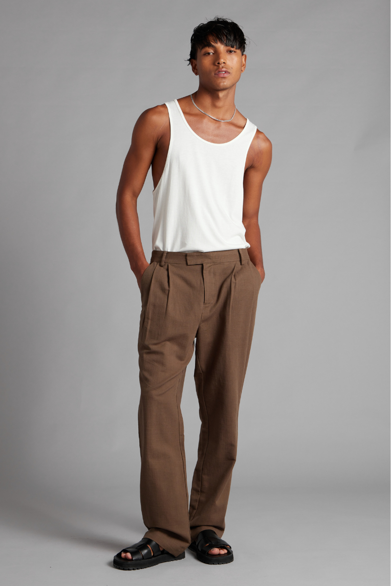 Chocolate Lenny Slouch Pants