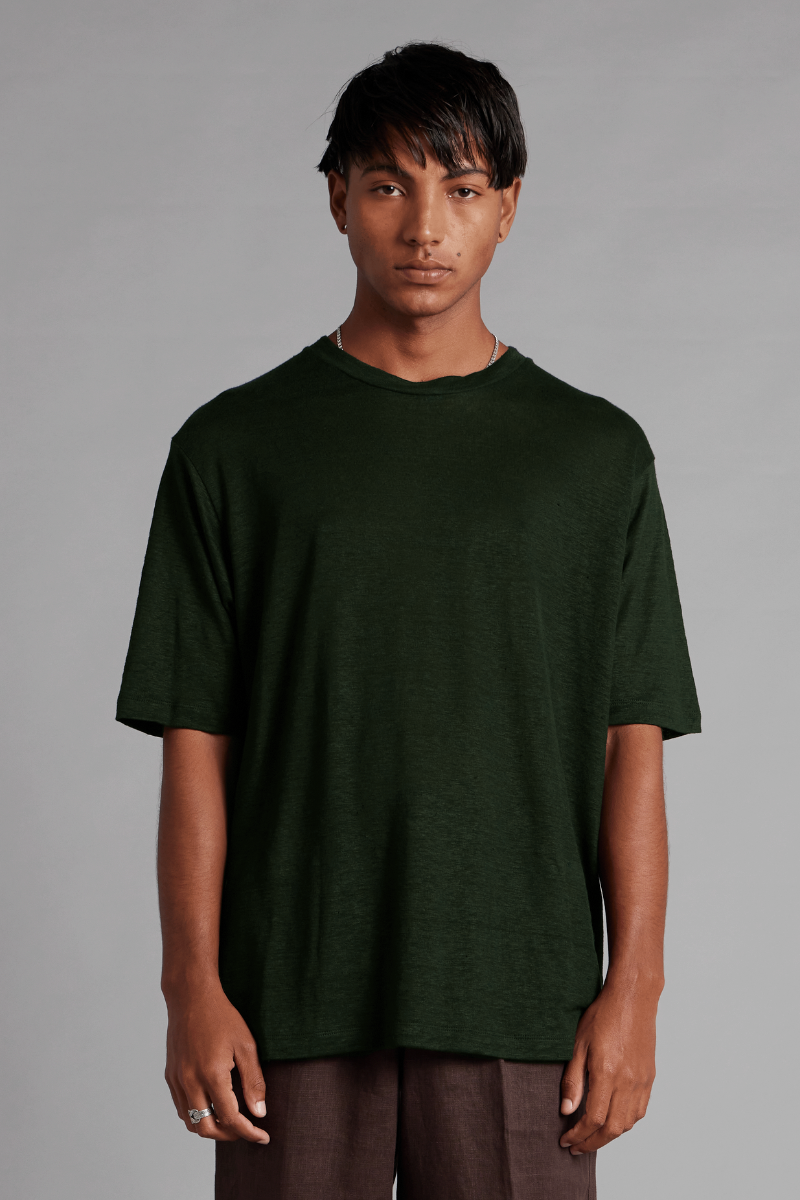 Dark Green Cass GenderU T-Shirt