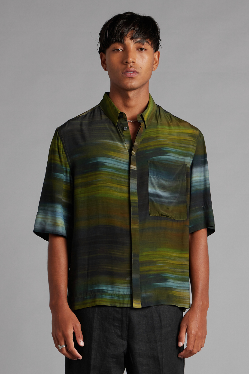 Reflection Print Mukai Shirt