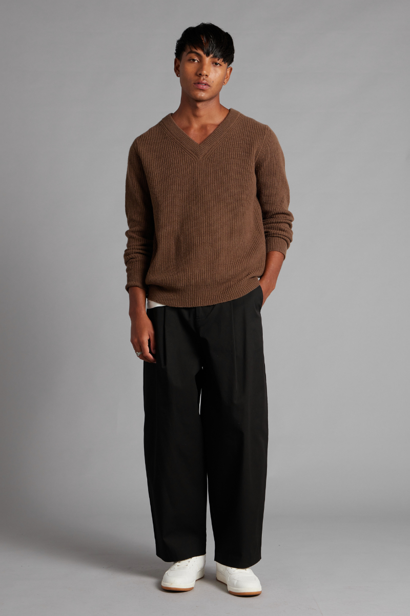 Black Stanton GenderU Cotton Pants