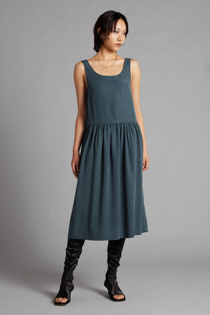 Green Zoe Midi Dress