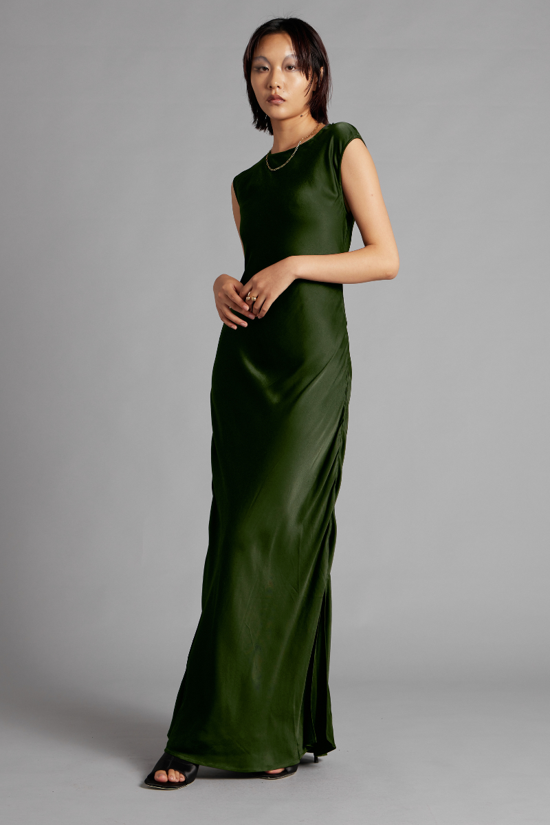Mina Dress | Elegant Satin Bias-Cut  Nique Clothing