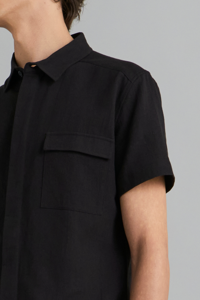 Black Samson Slim Shirt