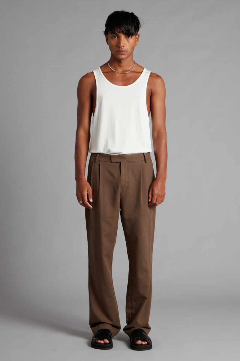 Chocolate Lenny Slouch Pants