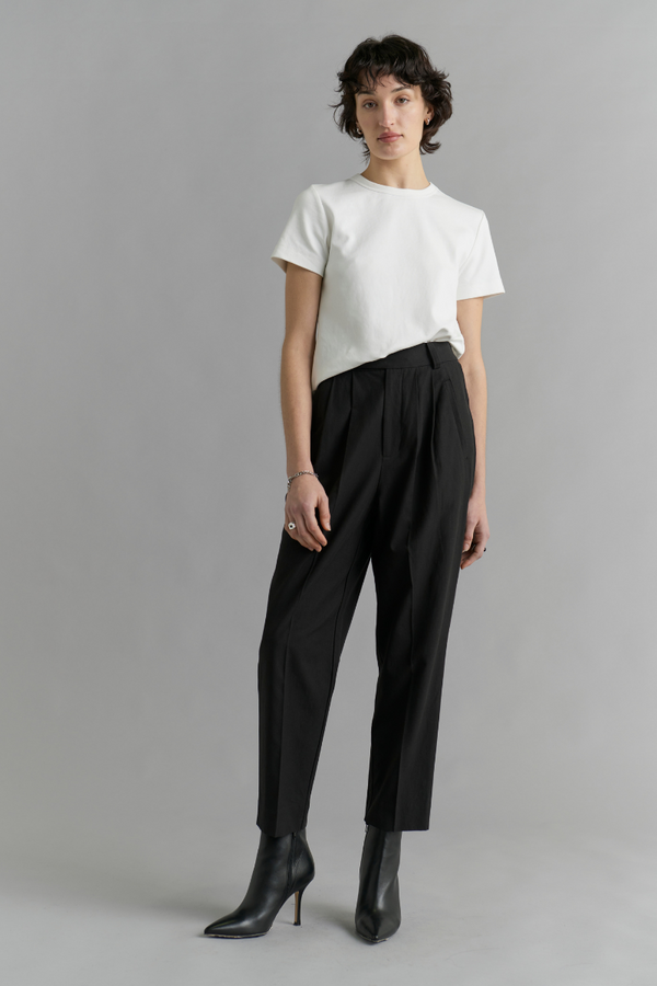 Black Bowie Tencel Cotton GenderU Pants