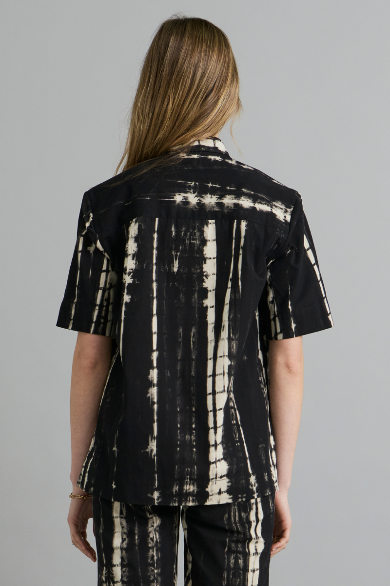 Black Tie-Dye Zalto GenderU Shirt