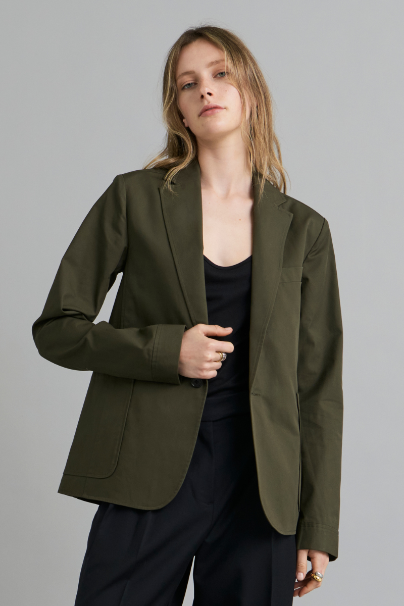 Khaki Lucas GenderU Utility Jacket