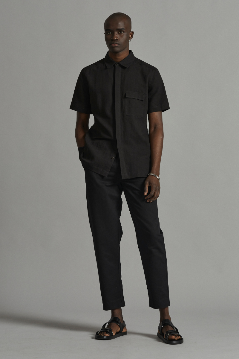 Black Samson Slim Shirt