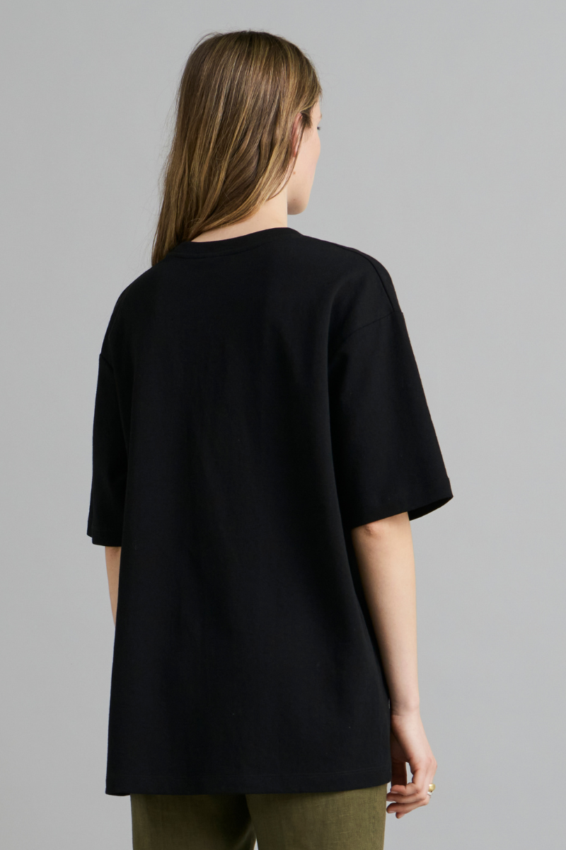 Black Yosshi GenderU Oversized Tee