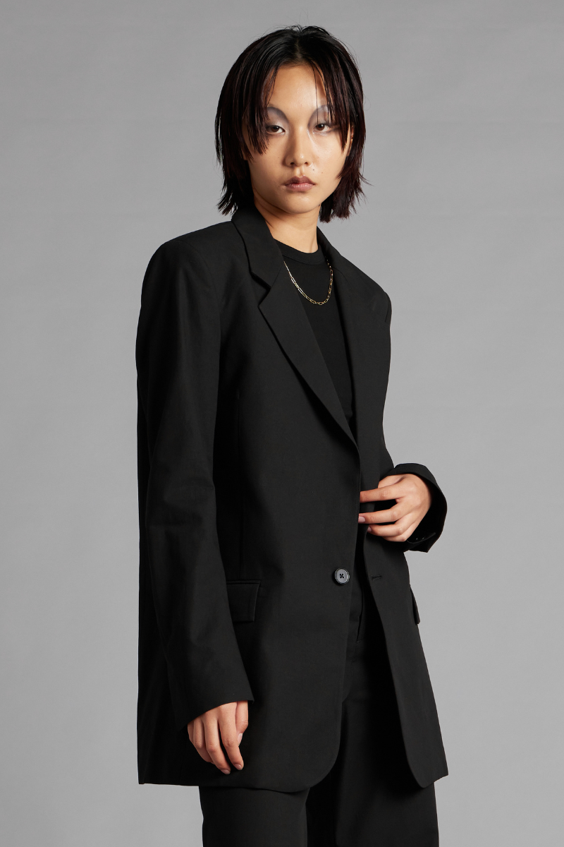 Black Miko GenderU Blazer