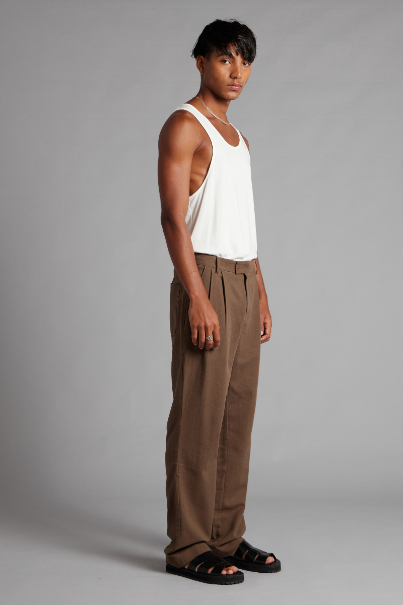 Chocolate Lenny Slouch Pants