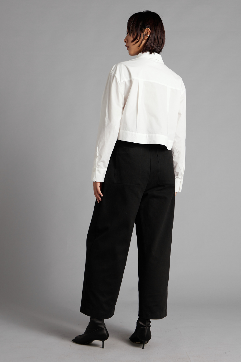 Off-White Rellik Cropped Cotton Shirt