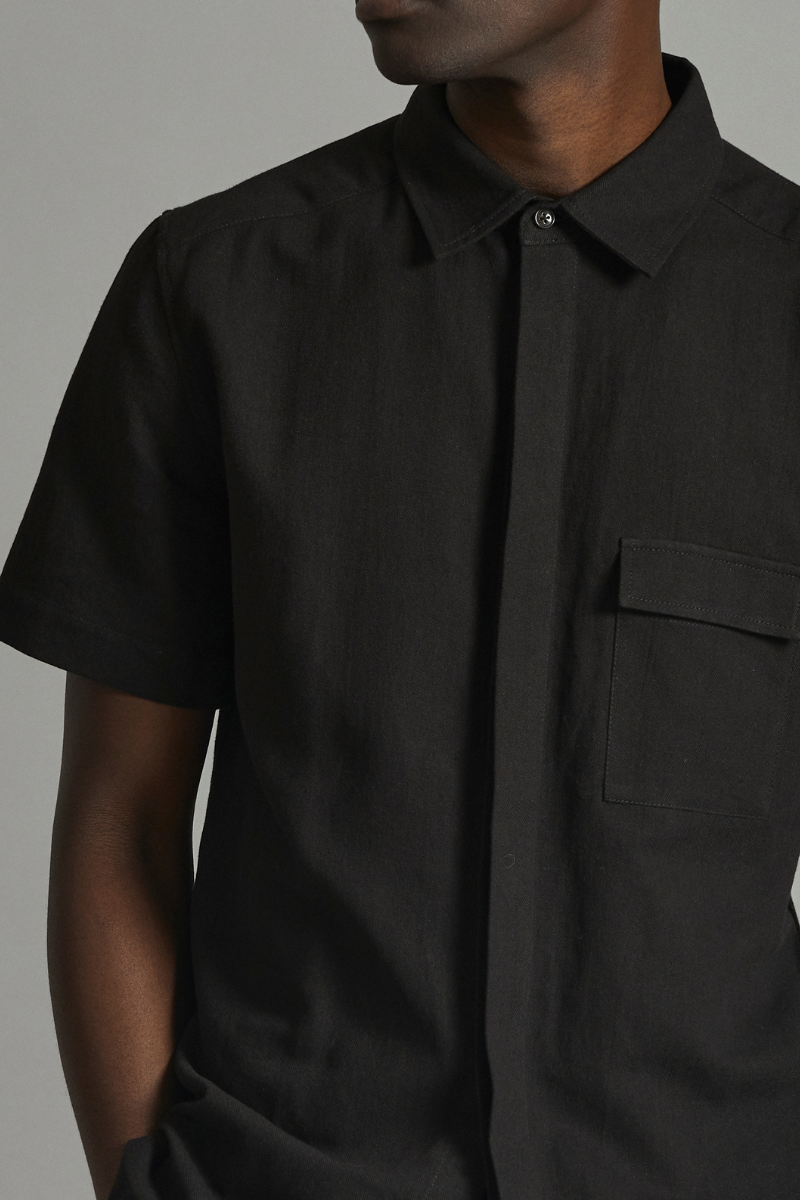 Black Samson Slim Shirt