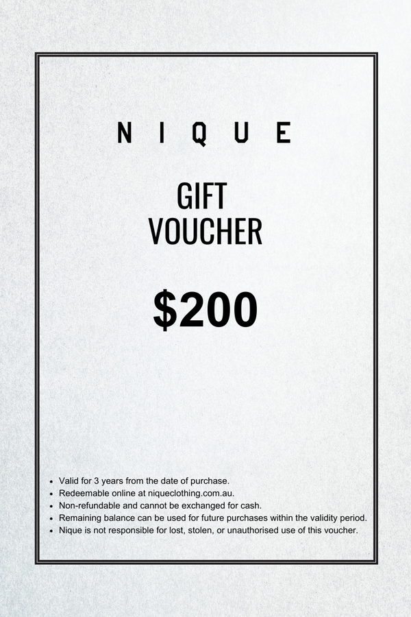 $200 Gift Voucher