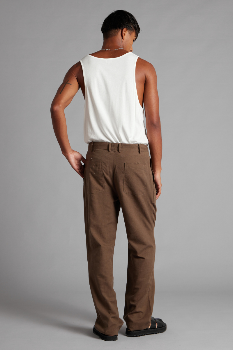 Chocolate Lenny Slouch Pants