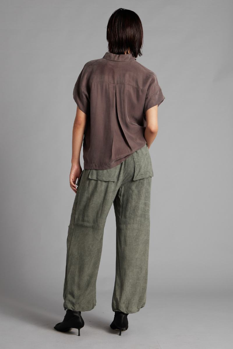 Pale Khaki Agora Utility Pants