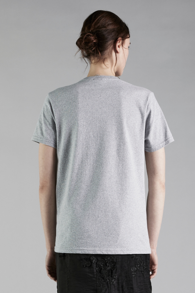 Grey Circular Cotton GenderU Tee