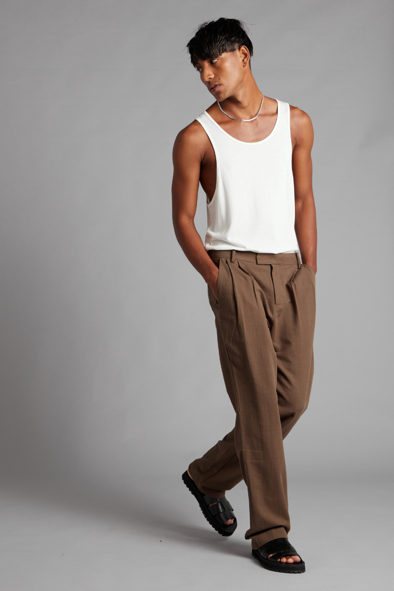 Chocolate Lenny Slouch Pants