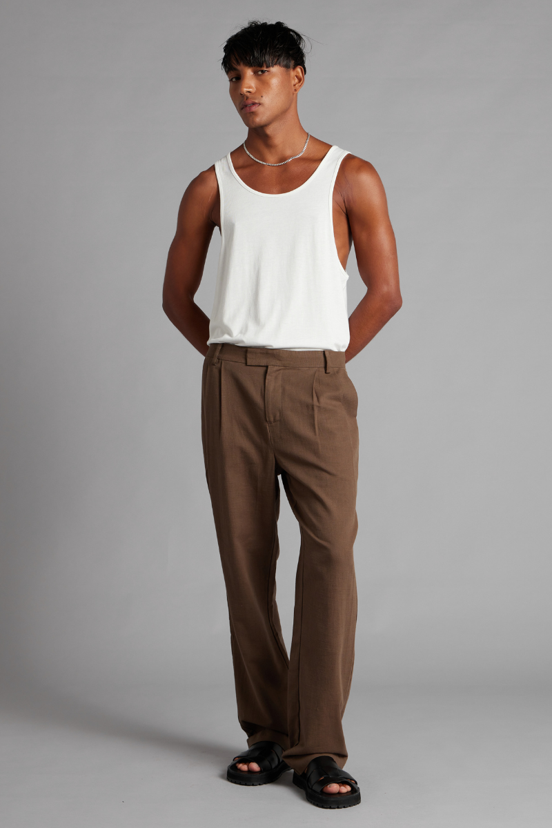 Chocolate Lenny Slouch Pants