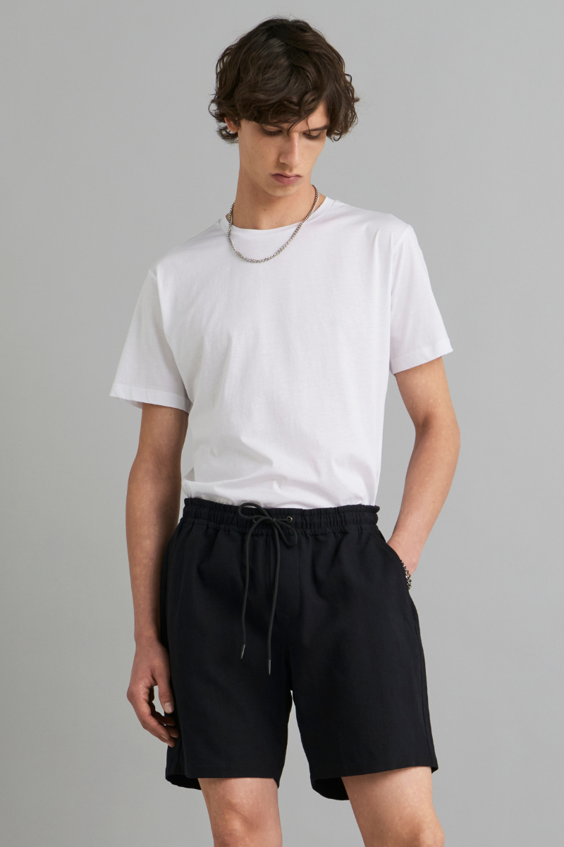 Black Arbor Linen Cotton Shorts