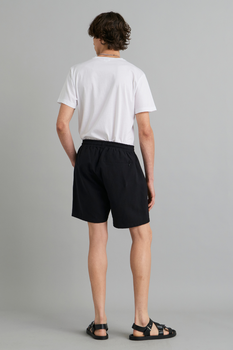 Black Arbor Linen Cotton Shorts