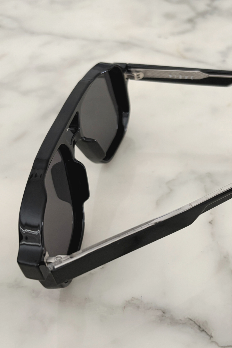 Black Axis Aviator Sunglasses