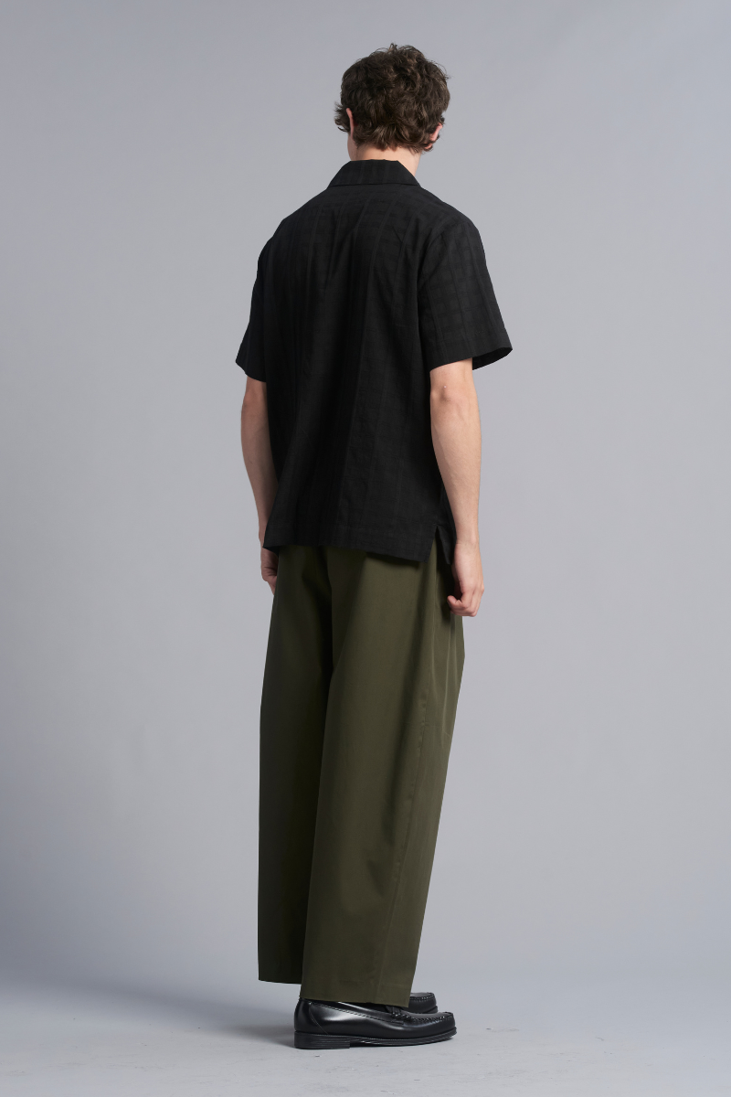 Black Flow Cotton Shirt