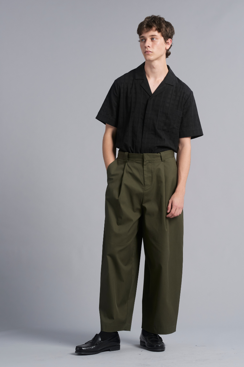 Black Flow Cotton Shirt