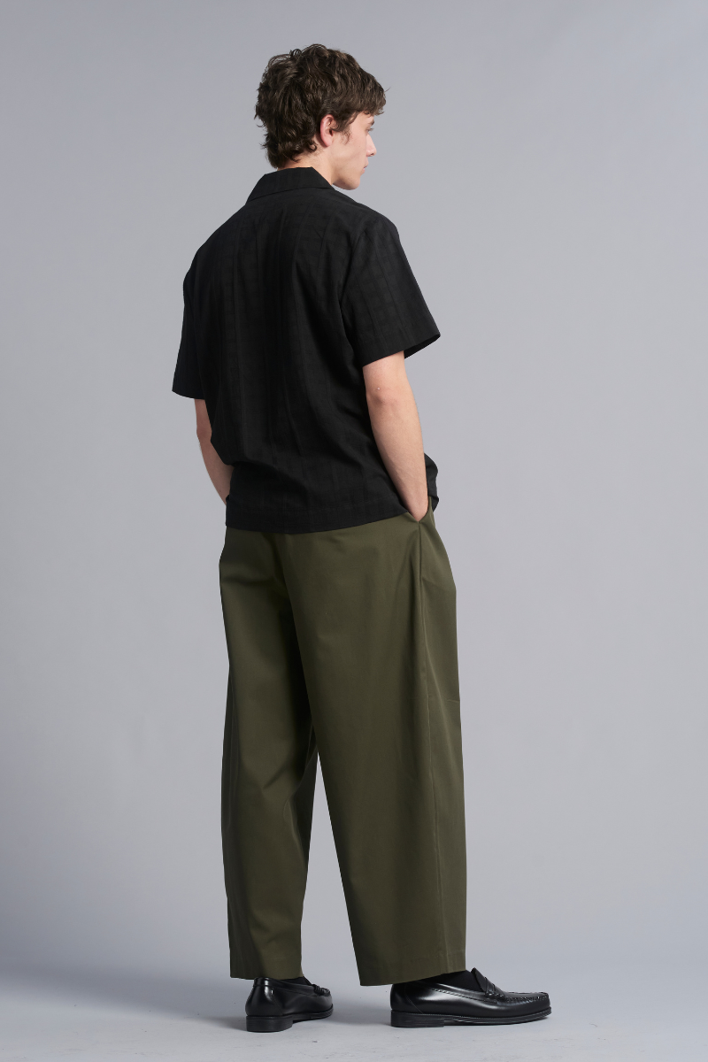 Black Flow Cotton Shirt