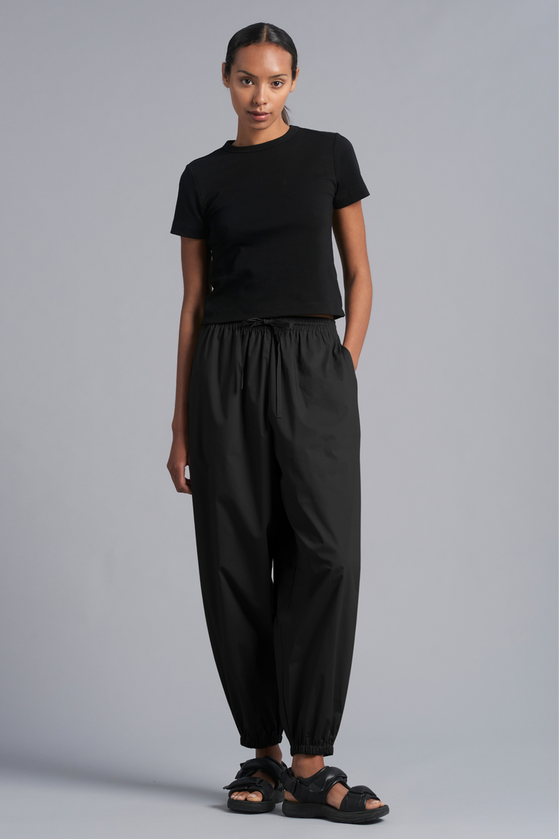 Black Orbit Cotton Balloon Pant