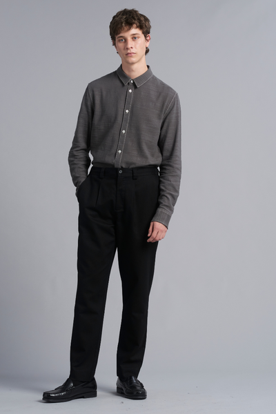 Black Osakie Tencel™ Cotton GenderU Pants