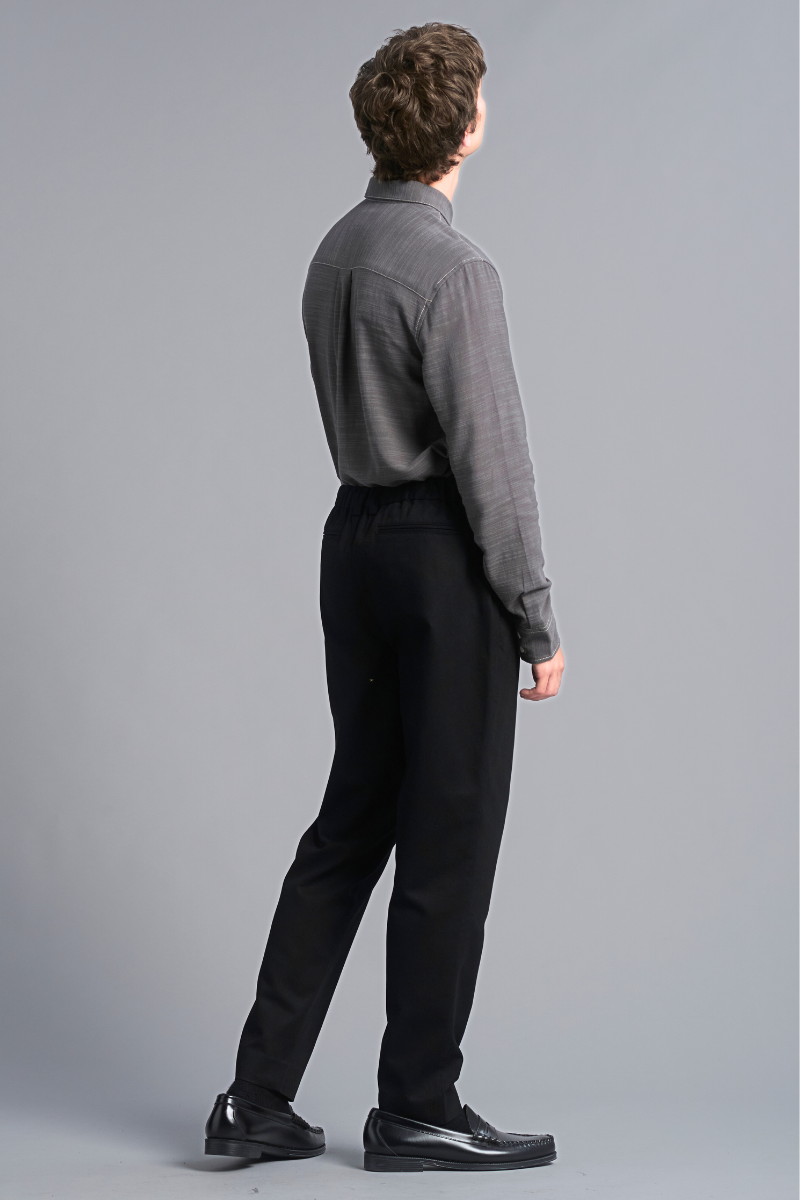 Black Osakie Tencel™ Cotton GenderU Pants