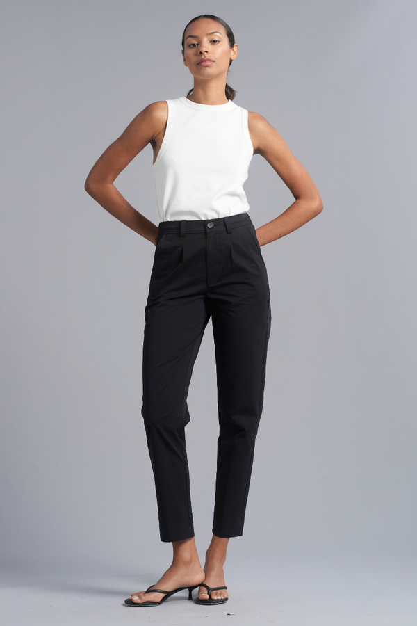 Black Osakie Tencel™ Cotton GenderU Pants