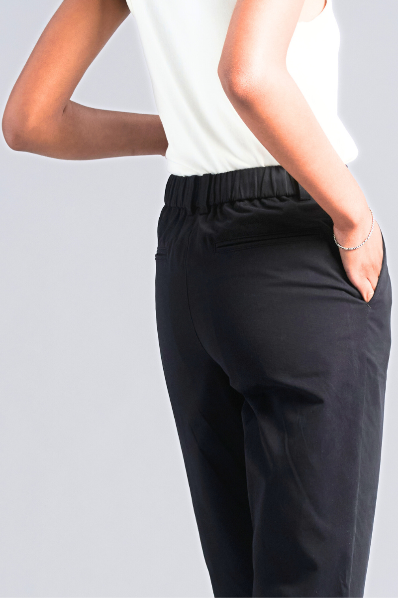 Black Osakie Tencel™ Cotton GenderU Pants