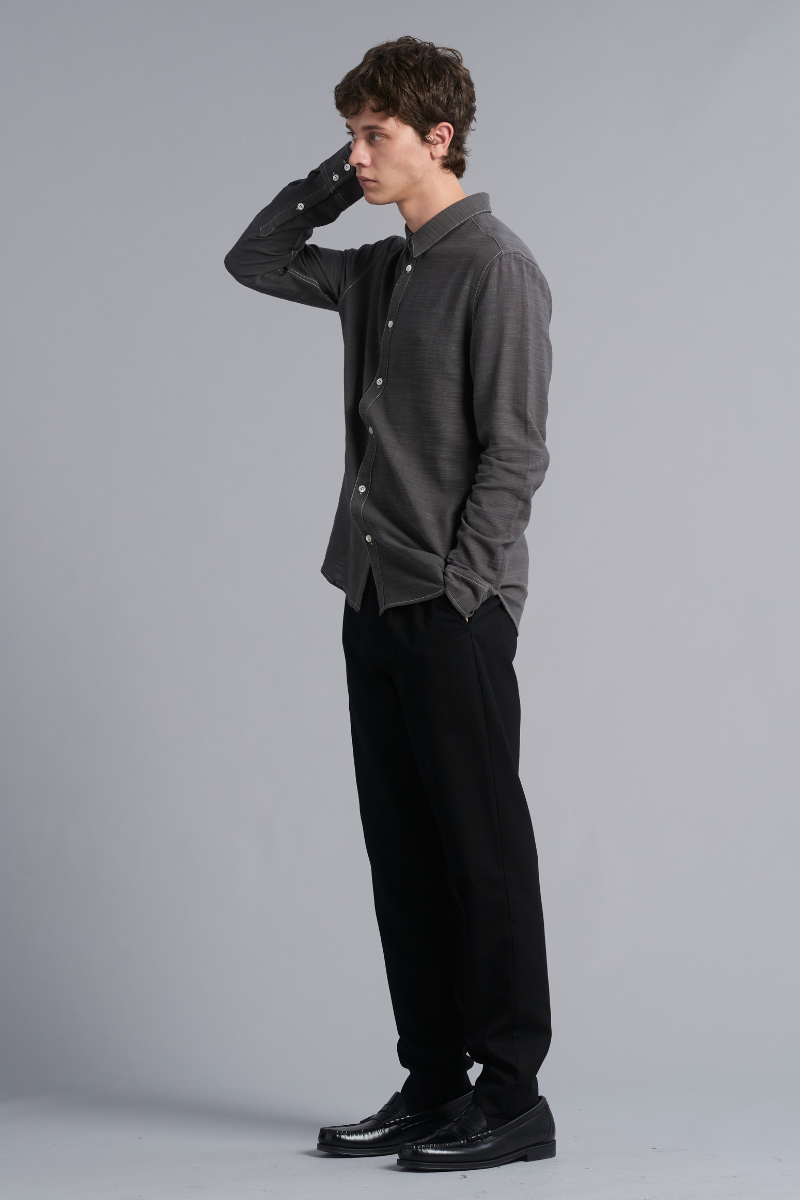 Black Osakie Tencel™ Cotton GenderU Pants
