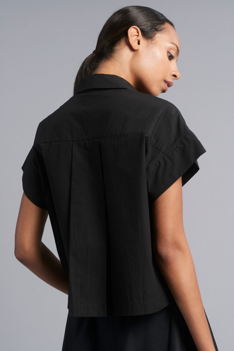 Black Shoku Cotton Shirt