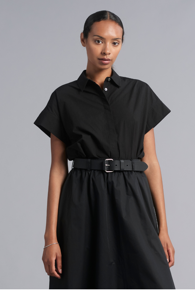 Black Shoku Cotton Shirt