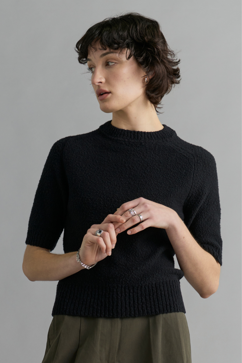 Bobbie Bouclé Knit Top