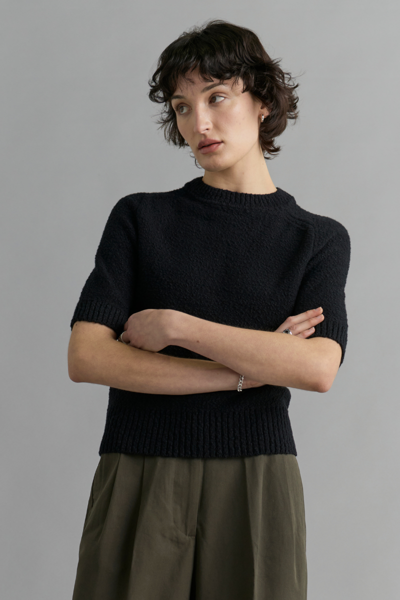 Bobbie Bouclé Knit Top