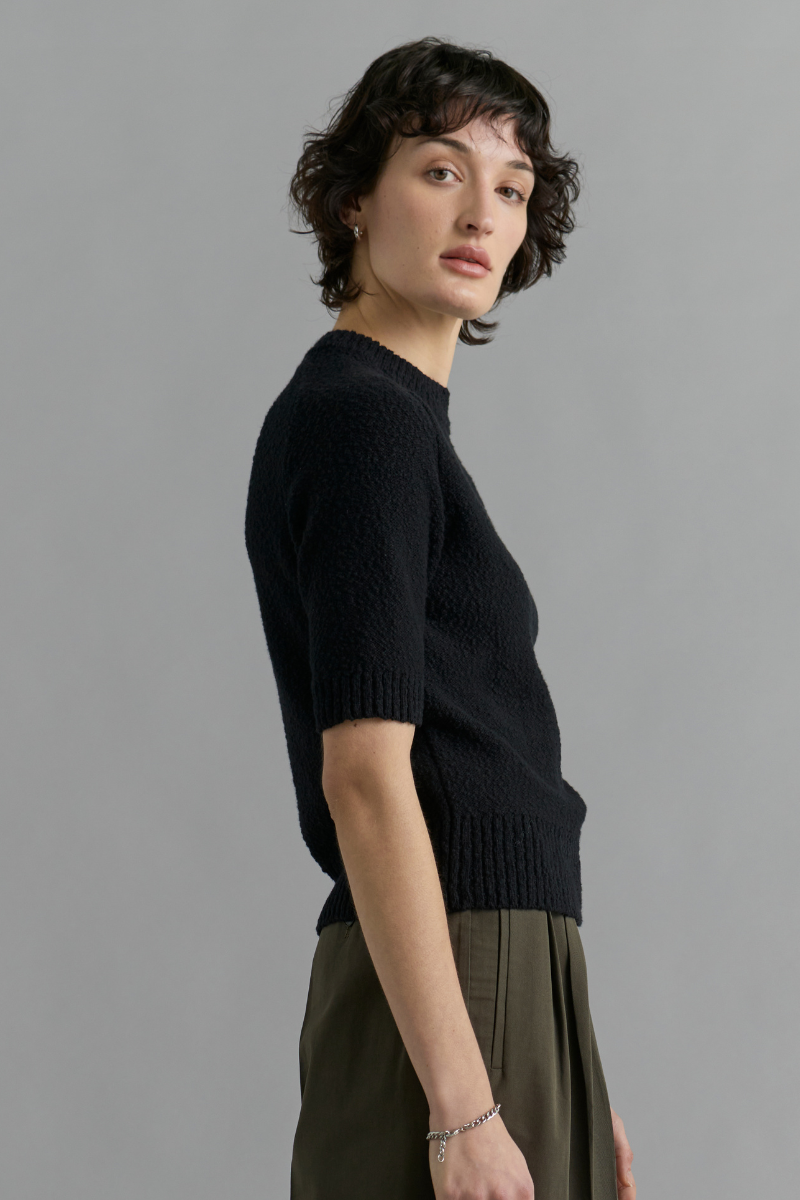 Bobbie Bouclé Knit Top