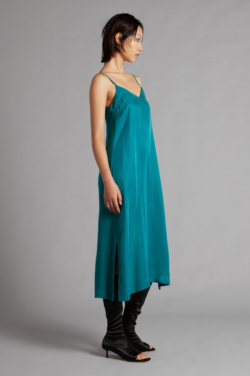 Jewel Green Glider Midi Dress