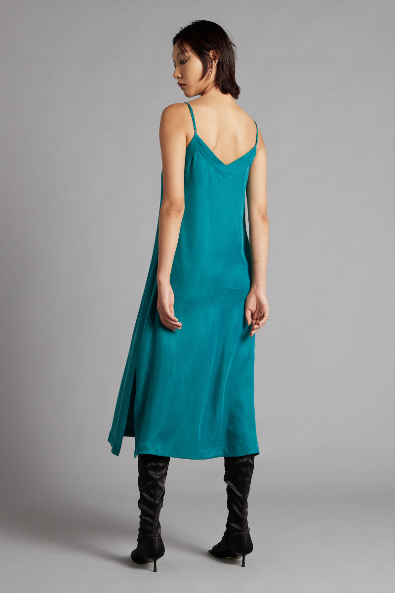 Jewel Green Glider Midi Dress